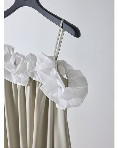 【Mewl 2026 SPRING】バブルフリルサロペット - Champdelarose