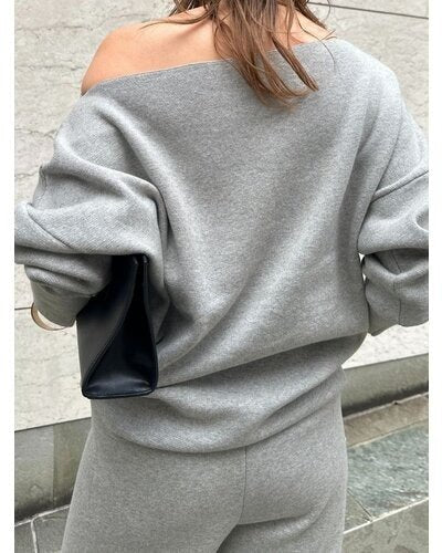 【Mewl 2026 SPRING】スウェットライクドルマンニット - Champdelarose