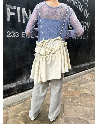 【Mewl 2026 SPRING】アシメティアードキャミ - Champdelarose