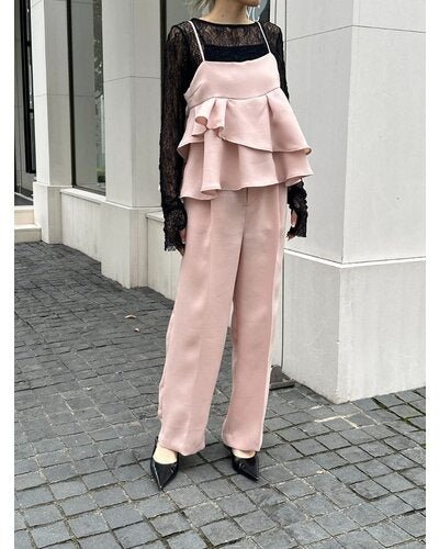【Mewl 2026 SPRING】リネンライクキャミビスチェ - Champdelarose