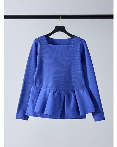 【Mewl 2026 SPRING】ペプラムニット - Champdelarose