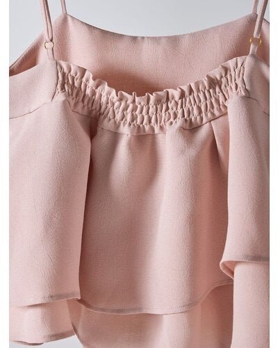 【Mewl 2026 SPRING】リネンライクキャミビスチェ - Champdelarose