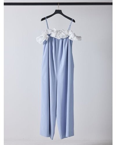 【Mewl 2026 SPRING】バブルフリルサロペット - Champdelarose