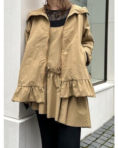 【Mewl 2026 SPRING】フリルマウンテンパーカー - Champdelarose