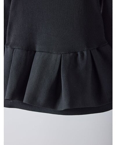 【Mewl 2026 SPRING】ペプラムニット - Champdelarose