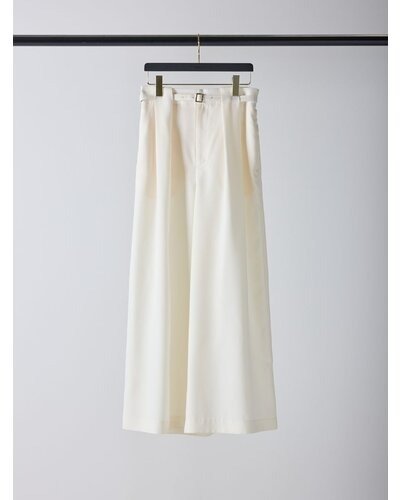 【Mewl 2026 SPRING】ベルト付きタックワイドPT - Champdelarose