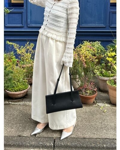 【Mewl 2026 SPRING】ベルト付きタックワイドPT - Champdelarose
