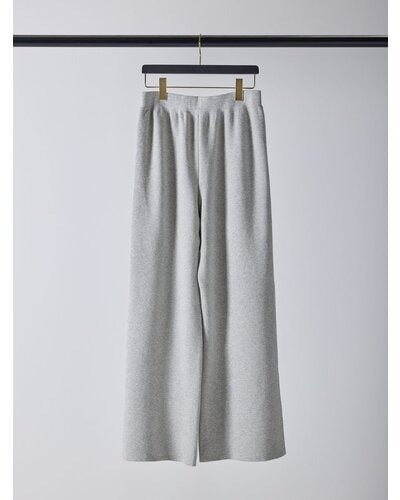 【Mewl 2026 SPRING】スウェットライクニットPT - Champdelarose