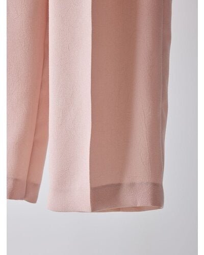 【Mewl 2026 SPRING】リネンライクストレートPT - Champdelarose