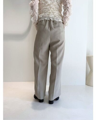 【Mewl 2026 SPRING】リネンライクストレートPT - Champdelarose