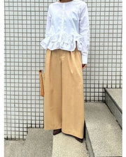 【Mewl 2026 SPRING】ベルト付きタックワイドPT - Champdelarose