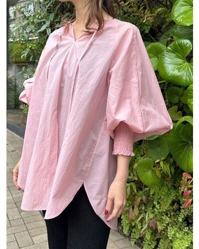 【Mewl 2026 SPRING】シャーリングカフスチュニックSH - Champdelarose