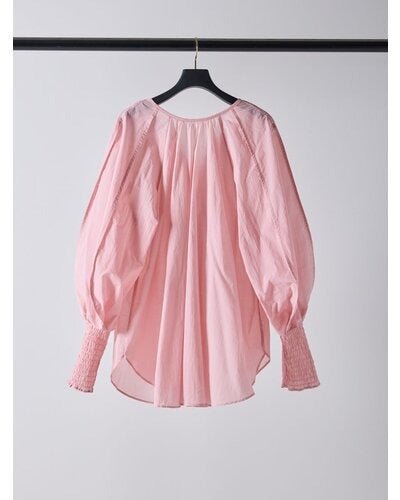 【Mewl 2026 SPRING】シャーリングカフスチュニックSH - Champdelarose