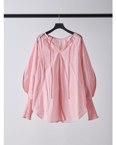 【Mewl 2026 SPRING】シャーリングカフスチュニックSH - Champdelarose