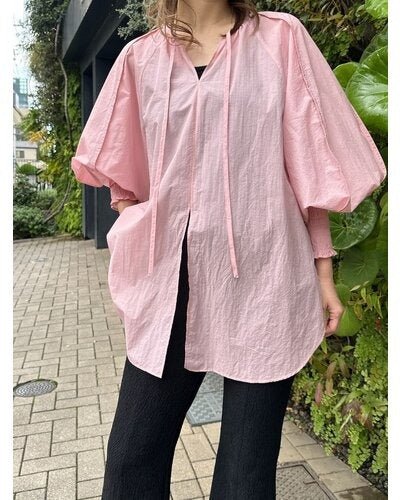 【Mewl 2026 SPRING】シャーリングカフスチュニックSH - Champdelarose