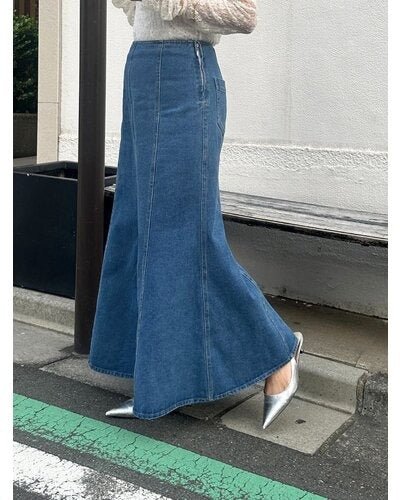 【Mewl 2026 SPRING】デニムマーメイドSK - Champdelarose