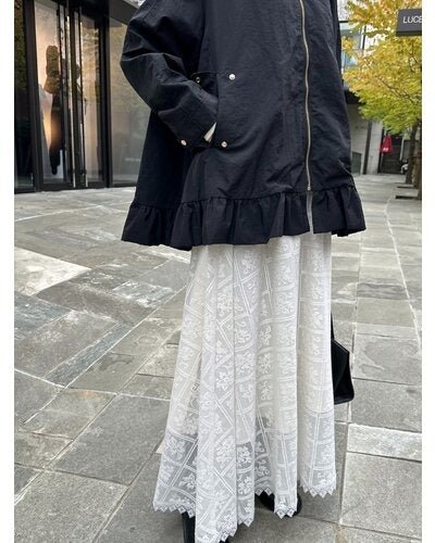 【Mewl 2026 SPRING】レースサーキュラーSK - Champdelarose