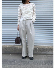 【Mewl 2026 SPRING】シャーリングTOPS - Champdelarose