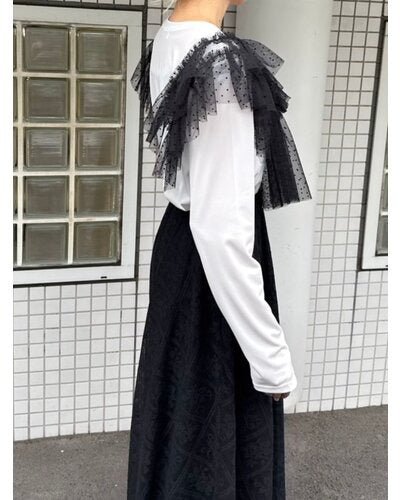 【Mewl 2026 SPRING】ドットチュールドッキングTOPS - Champdelarose