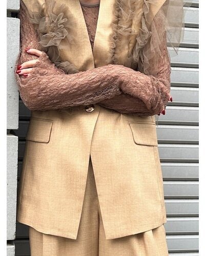 【Mewl 2026 SPRING】レースボートネックTOPS - Champdelarose