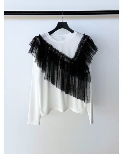 【Mewl 2026 SPRING】ドットチュールドッキングTOPS - Champdelarose