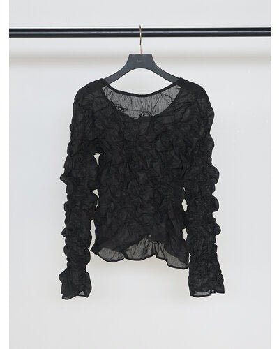【Mewl 2026 SPRING】シャーリングTOPS - Champdelarose