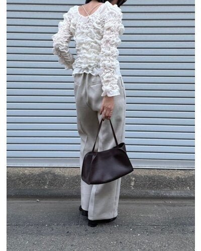 【Mewl 2026 SPRING】シャーリングTOPS - Champdelarose