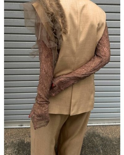 【Mewl 2026 SPRING】レースボートネックTOPS - Champdelarose