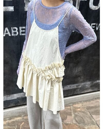 【Mewl 2026 SPRING】レースボートネックTOPS - Champdelarose