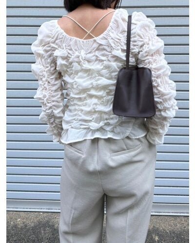 【Mewl 2026 SPRING】シャーリングTOPS - Champdelarose