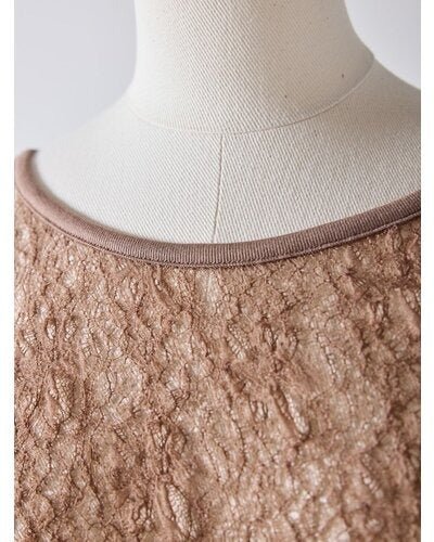 【Mewl 2026 SPRING】レースボートネックTOPS - Champdelarose