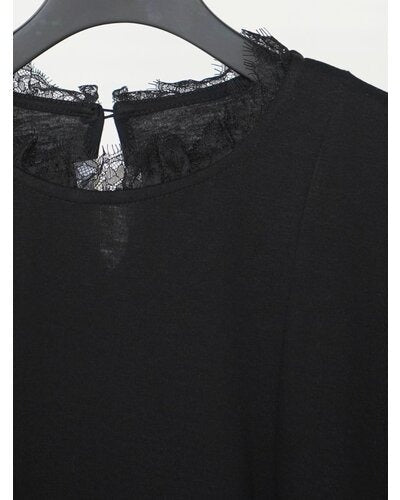 【Mewl 2026 SPRING】レースカラーフレアTOPS - Champdelarose