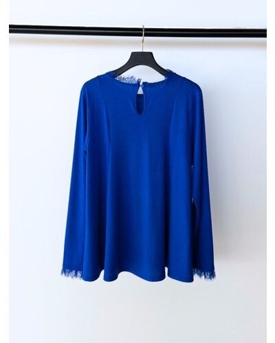 【Mewl 2026 SPRING】レースカラーフレアTOPS - Champdelarose