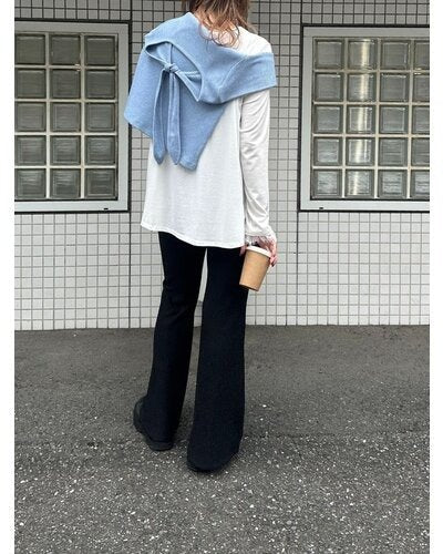 【Mewl 2026 SPRING】レースカラーフレアTOPS - Champdelarose
