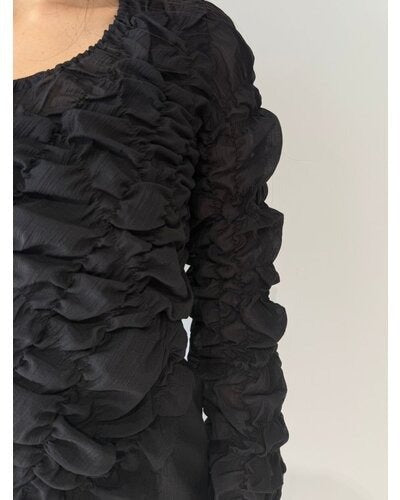 【Mewl 2026 SPRING】シャーリングTOPS - Champdelarose