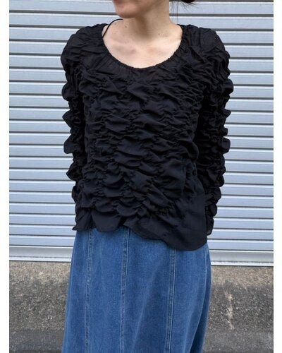 【Mewl 2026 SPRING】シャーリングTOPS - Champdelarose