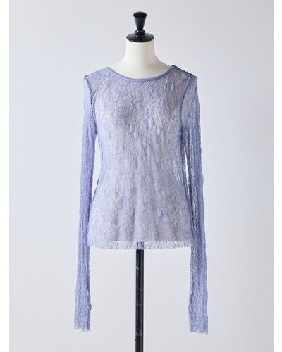【Mewl 2026 SPRING】レースボートネックTOPS - Champdelarose