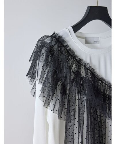 【Mewl 2026 SPRING】ドットチュールドッキングTOPS - Champdelarose