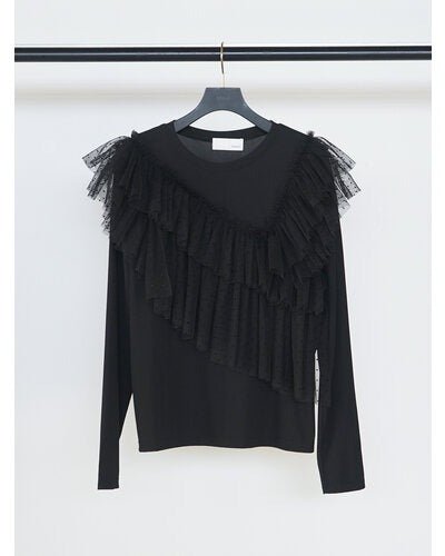 【Mewl 2026 SPRING】ドットチュールドッキングTOPS - Champdelarose