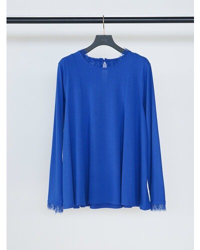 【Mewl 2026 SPRING】レースカラーフレアTOPS - Champdelarose