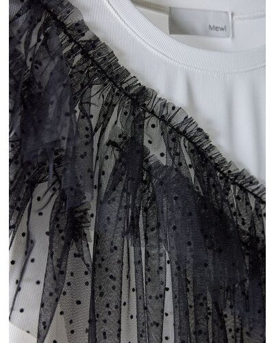 【Mewl 2026 SPRING】ドットチュールドッキングTOPS - Champdelarose