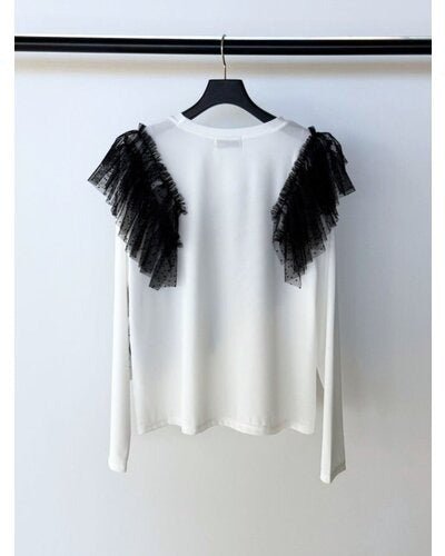 【Mewl 2026 SPRING】ドットチュールドッキングTOPS - Champdelarose