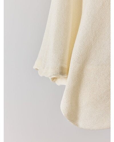 【MEWL 2026 SUMMER COLLECTION】アシペーパーヤーンニット - Champdelarose