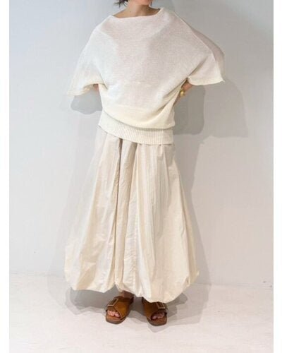 【MEWL 2026 SUMMER COLLECTION】アシペーパーヤーンニット - Champdelarose