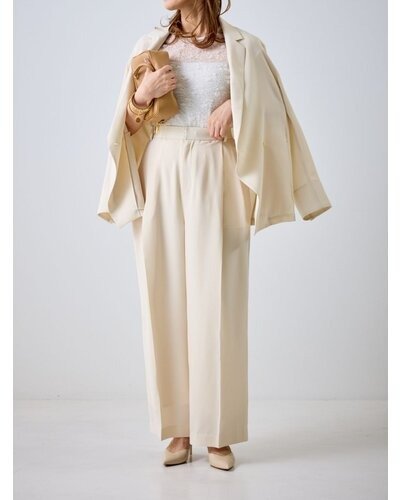 【MEWL 2026 SUMMER COLLECTION】2タックワイドPT - Champdelarose