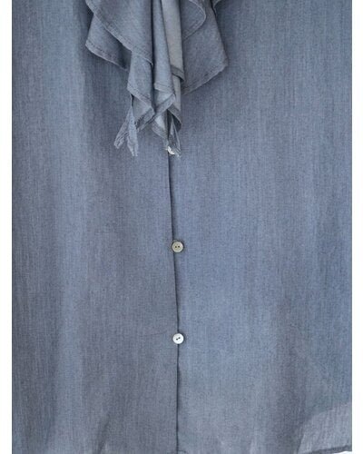 【MEWL 2026 SUMMER COLLECTION】3ozデニムラッフルBL - Champdelarose