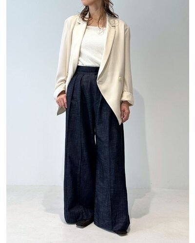 【MEWL 2026 SUMMER COLLECTION】シアーテーラードシャツJK - Champdelarose