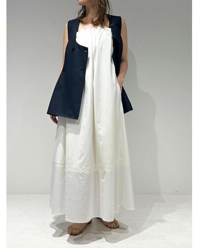 【MEWL 2026 SUMMER COLLECTION】撥水タックプリーツOP - Champdelarose