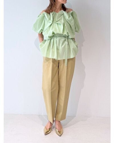 【MEWL 2026 SUMMER COLLECTION】撥水テーパードPT - Champdelarose