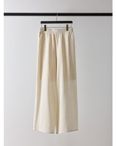 【MEWL 2026 SUMMER COLLECTION】ペーパーヤーンニットPT - Champdelarose